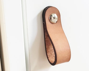 Leather Drawer Pulls Over 70 Customizable Or Handmade Options Etsy