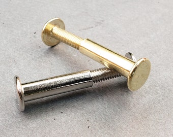 Chicago Screw Bolt Hardware for Drawer Pulls and Handles, silver and gold, fits 3/4"-1-1/4" furniture