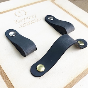 leather handles leather pulls nursery drawer pull Leather Knobs leather  Handles Cupboard Handles Wardrobe handles knob pulls decor gray