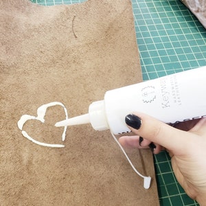 leather glue, water-based eco friendly leather adhesive contact cement for leather craft leatherwork