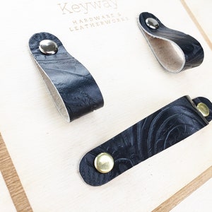 black leather handles leather pulls nursery drawer pull Leather Knobs leather Handle Cupboard Handles Wardrobe handles knob pulls decor
