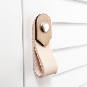 leather pulls wood knobs leather handles west coast modern boho drawer handles cabinet pulls knobs Leather furniture handle Scandi MCM