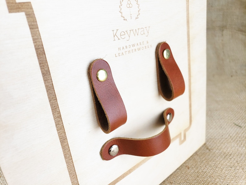 Leather Drawer Pulls Nursery Dresser Drawer Knobs Ikea Handles Etsy