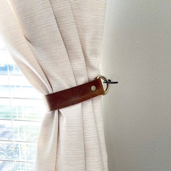 Shower curtain cheap tie backs
