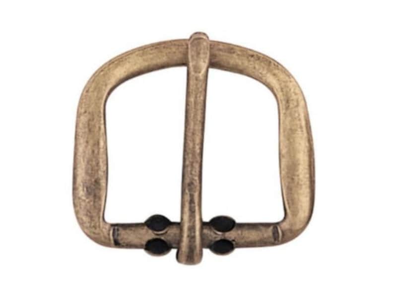 3 Antique Brass Belt Buckles Belt Making Supplies Etsy