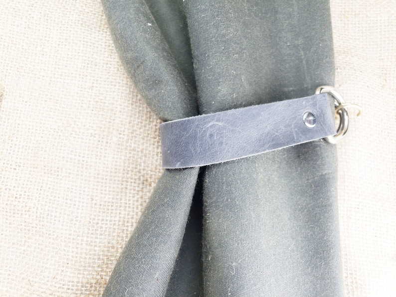 Gray Leather Curtain Tie Backs Leather Curtain Ties Leather Etsy
