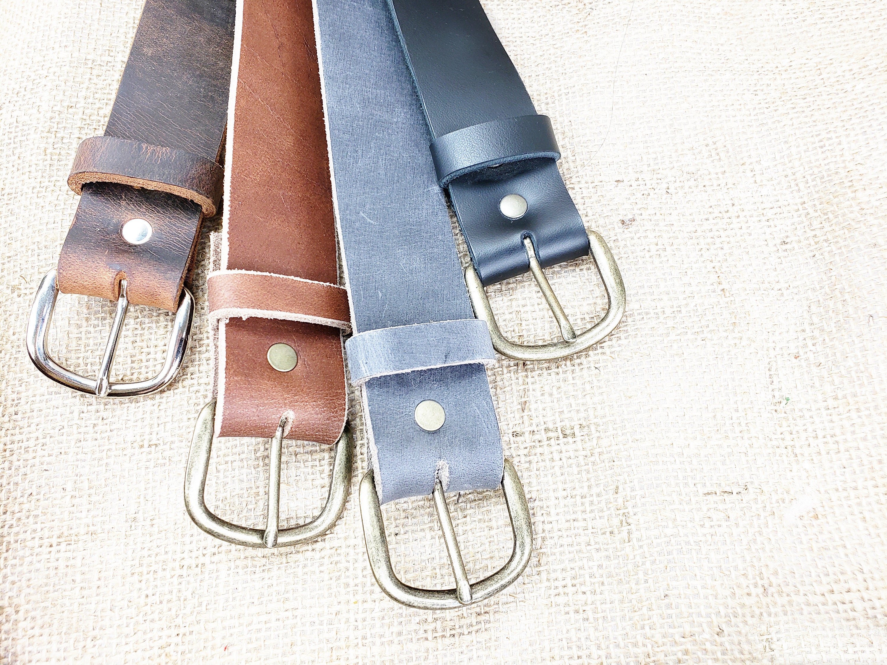 European Leather Work Buffalo Belt Blanks 8-10 oz. 3-4mm Size: 2