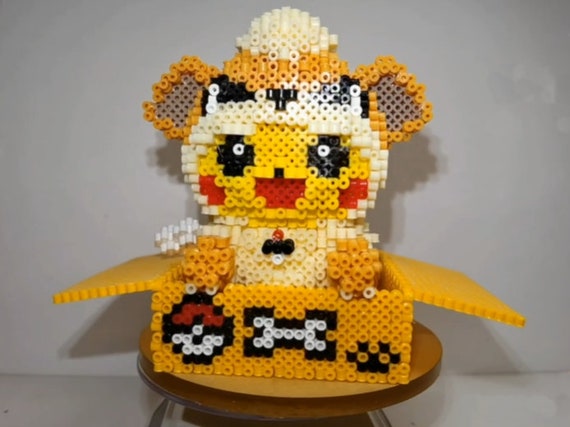 Pikachu 3d Perler Beads 3D Perler Bead Pattern Pikachu Dragonite