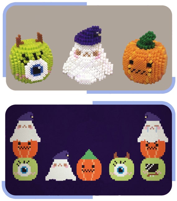 Instant Download! Set of 3D Perler Bead Pattern Stackable