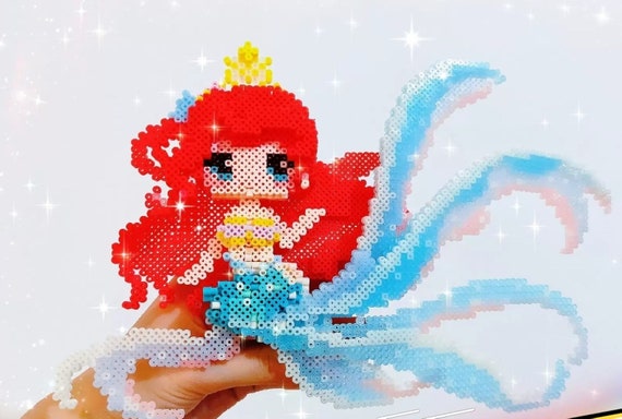 Instant Download! Little Mermaid Princess 3D Perler Bead Pattern