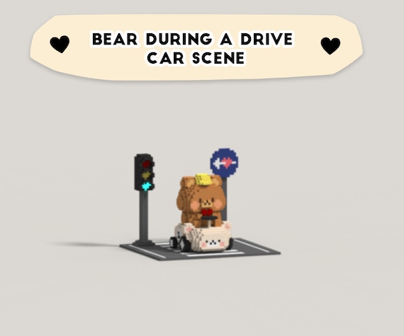 Instant Download! 3D Perler Bead Digital Pattern Adorable Bear