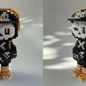 Instant Download! 3D Perler Bead Pattern Mr Bone Skeleton