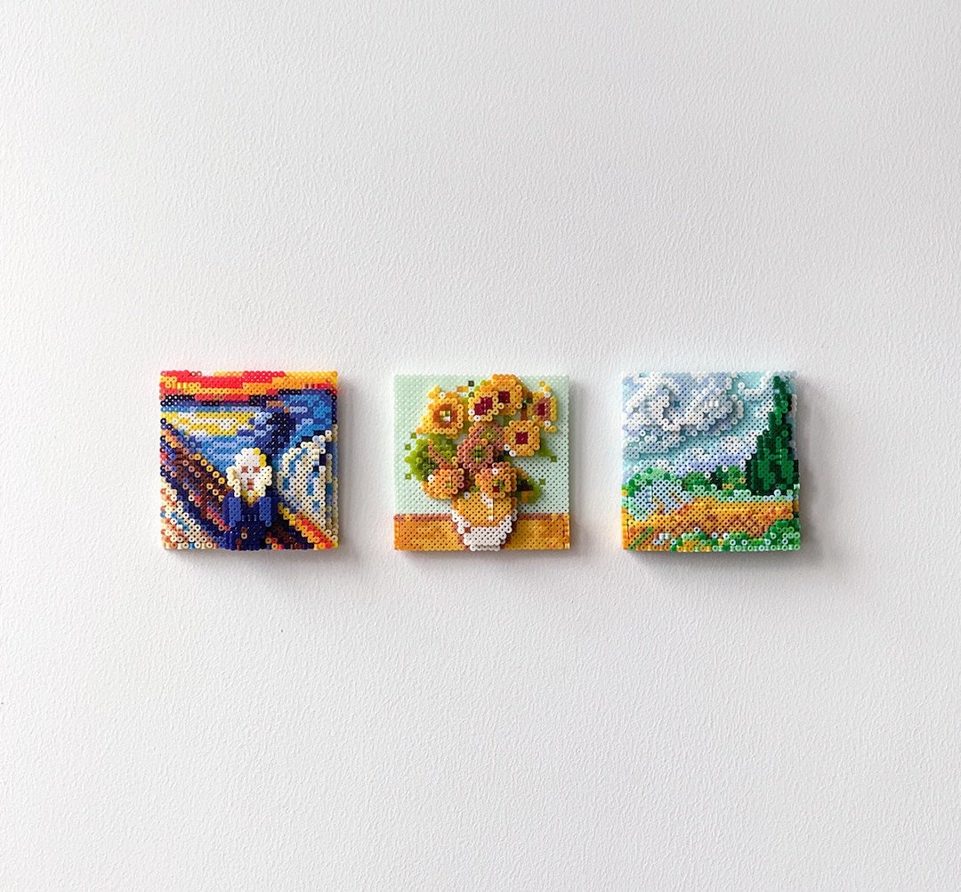 Instant Download! Set of 3 3D Perler Bead Digital Pattern Famous ...