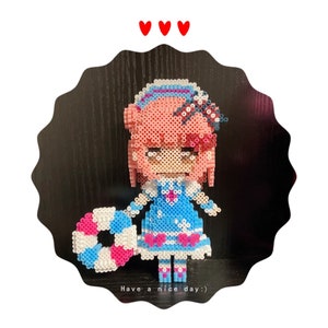 Instant Download! 3D Perler Bead Pattern Kawaii Sailor Girl