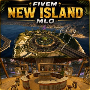 Fivem New Island Mlo:, Alamo Island, ESX QBCore Qbox Standalone