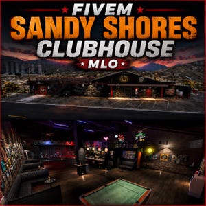 Fivem Sandy Shores Mc Lost, Clubhouse Mlo, ESX QBCore Qbox Standalone