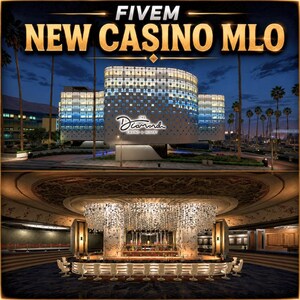 Fivem New Casino Mlo, New Custom Interior, Fivem mlo, ESX QBCore Qbox Standalone