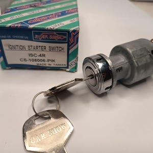 Toyota Land Cruiser FJ40 FJ45 1F Engine Ignition Starter Switch Assembly Carshow CS-108006-PIK ISC-4R Taiwan