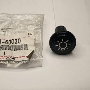 Genuine Toyota Land Cruiser FJ40 BJ40 BJ42 FJ45 Headlight Control Switch Knob 84111-60030 Original OEM JDM Dash Part Made in Japan