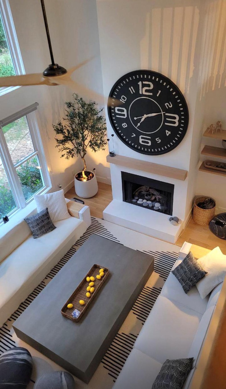 Custom White Oak Mantel - clean, consistent grain & color - built to your dimensions - easy install image 8