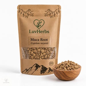 Maca Root Cuts or Powder, Lepidum Meyenii Macca, Herbal Tea,