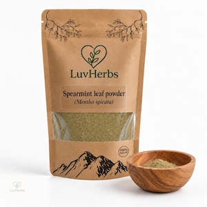 Spearmint Leaf Powder or Cuts, Mentha Spicata
