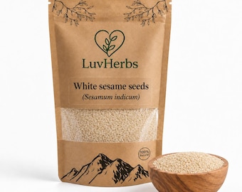 Sesame Seed, Sesamum indicum,  White Sesame Cullinary Herb, Cooking
