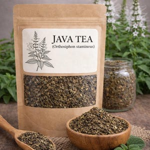 Java Tea, Cat's whiskers leaf, Orthosiphon Stamineus, Herbal Tea,