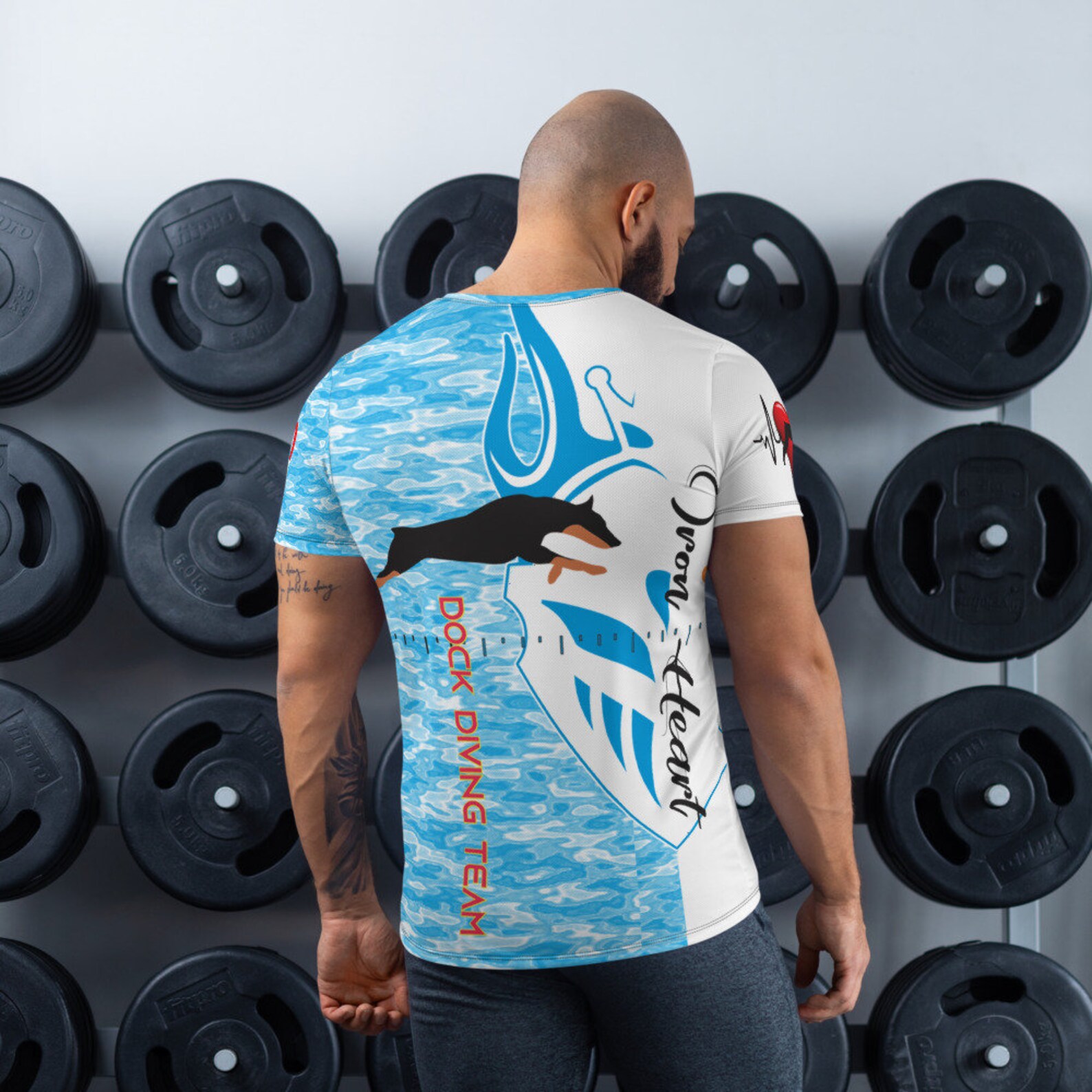 I.H. Dock Diving Team Athletic Tshirt Etsy UK