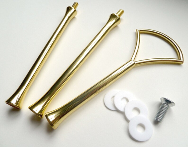 Cake stand fittings x5 sets gold fan for 3 tier stands with Etsy