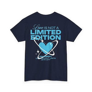 Kärlek är inte en begränsad upplaga-t-shirt | Hjärtgrafik | Grafisk t-shirt