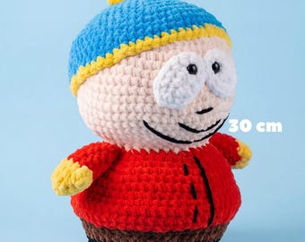Handmade Crochet Eric Cartman Plush - South Park Amigurumi Toy