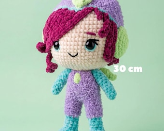 Crochet Tecna (Season 1) Amigurumi Plush Doll Handmade Winx Inspired