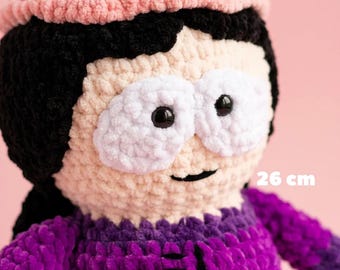 Handmade Crochet Wendy Testaburger Plush - South Park Amigurumi Toy