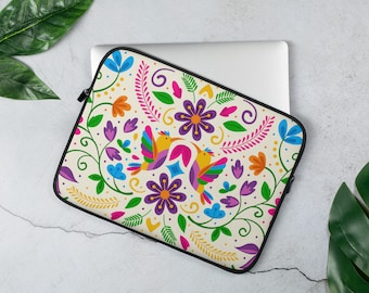 Meksykański żółty pokrowiec na laptopa Tenango