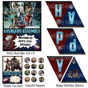 El kit de fiesta de los Vengadores