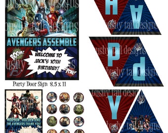 Avengers  Party Kit