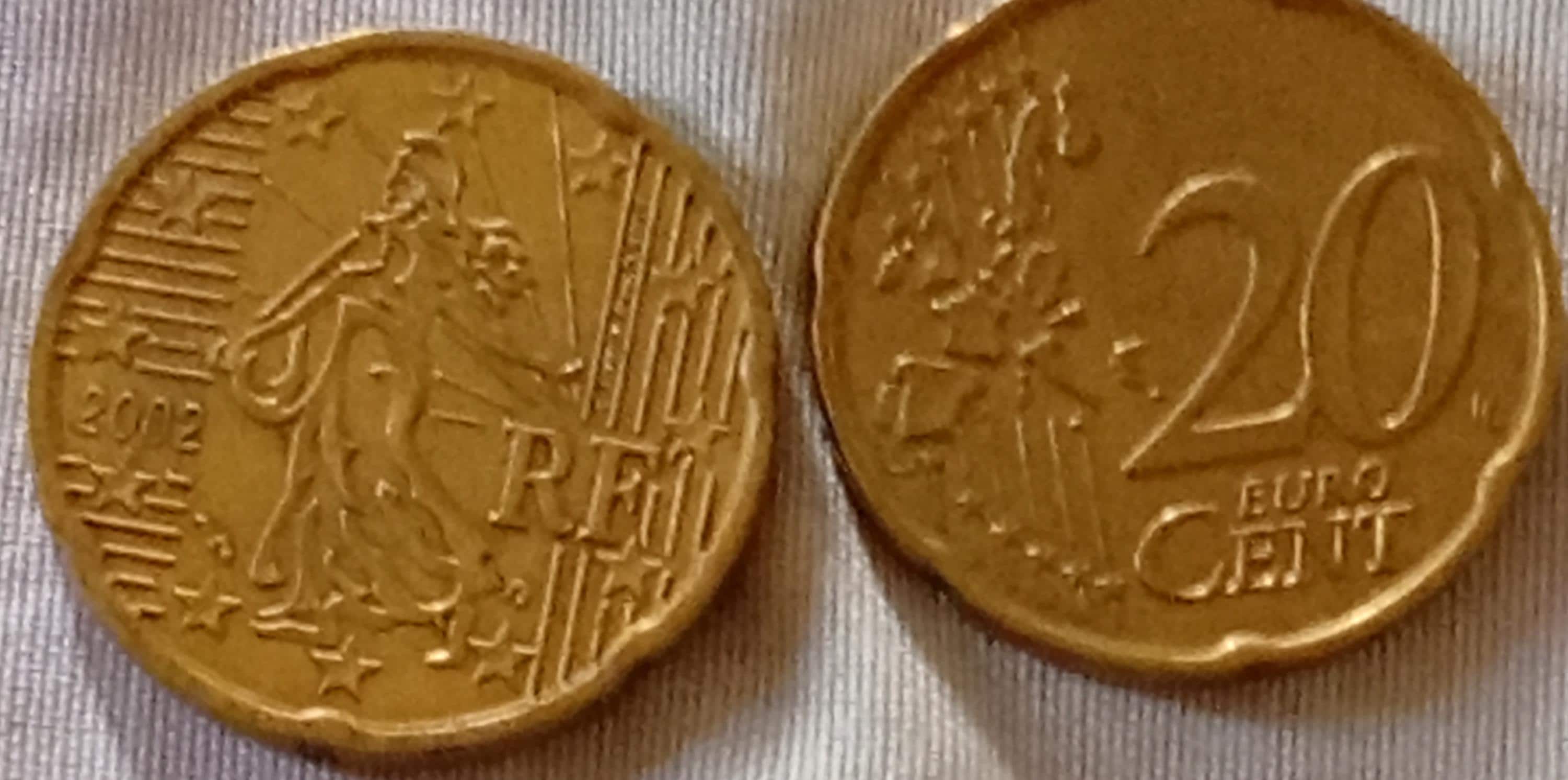 2cent ユーロ x 50枚 筒1本 2cent ユーロ x 50枚 筒1本 2cent ユーロ x