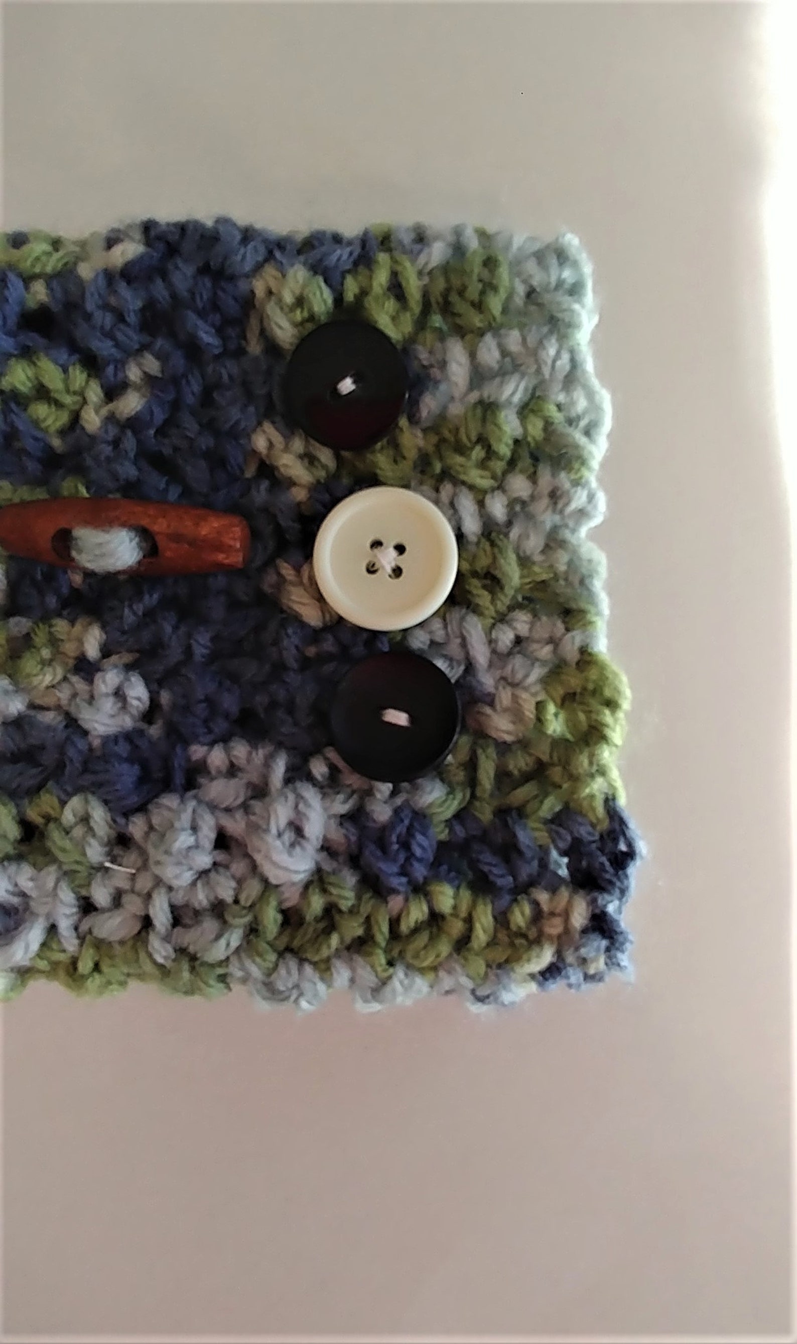 Crochet Fidget Cuff Alzheimer's Twiddle Cuff Wrist Etsy