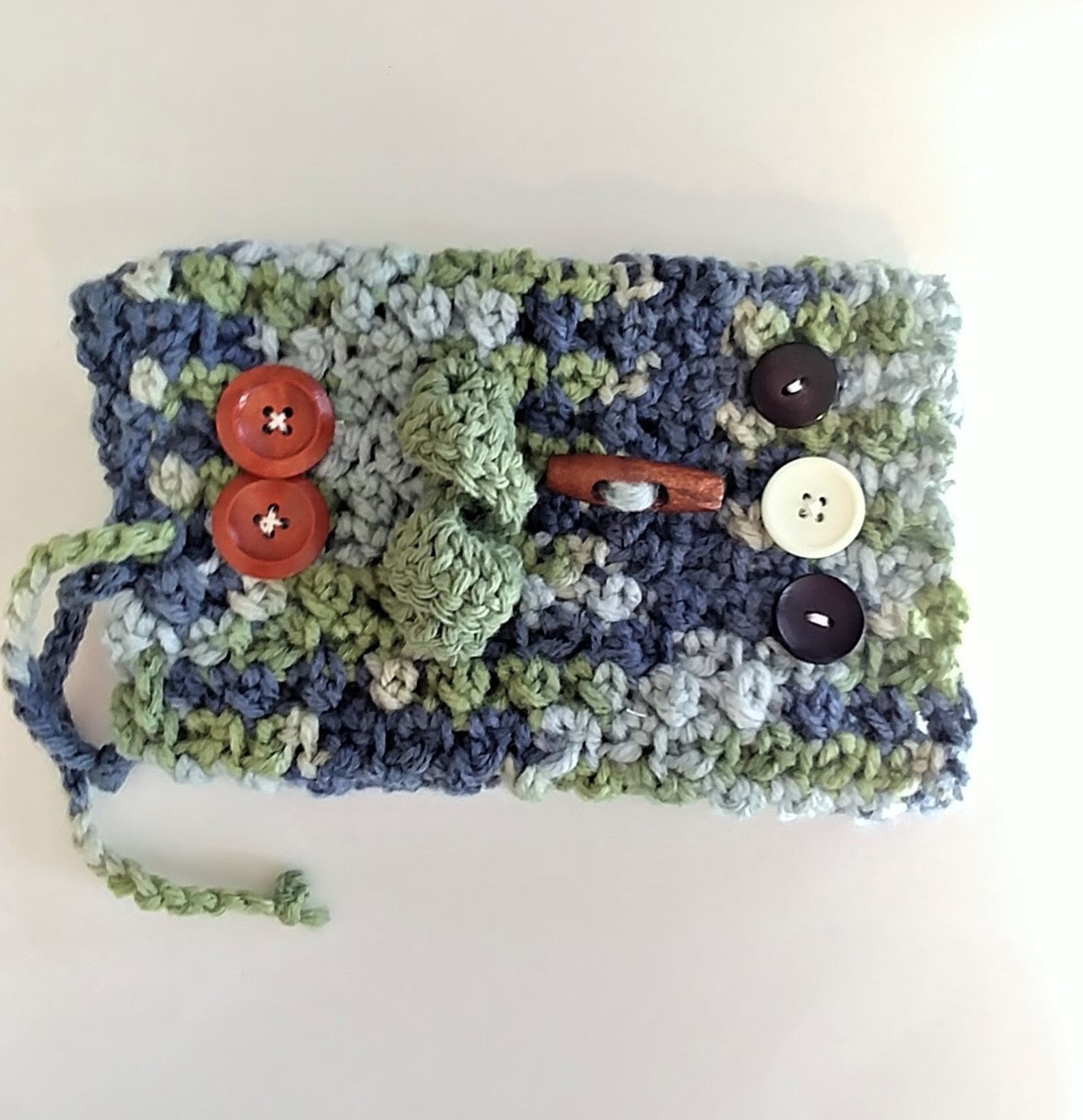 Crochet Fidget Cuff Alzheimer's Twiddle Cuff Wrist Etsy