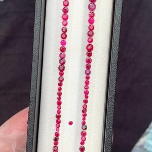 6,40 karat Rund Rubin fasetterad ädelsten (4/2 mm)