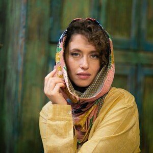 Ray Cowl Scarf: Gray Hooded Festival Headwear & Convertible Shrug