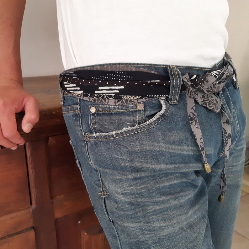 Festival belt suit belt Belts for men Burning man clothing Festival clothing, Tie belt Unique belt Red belt Cool gift for him