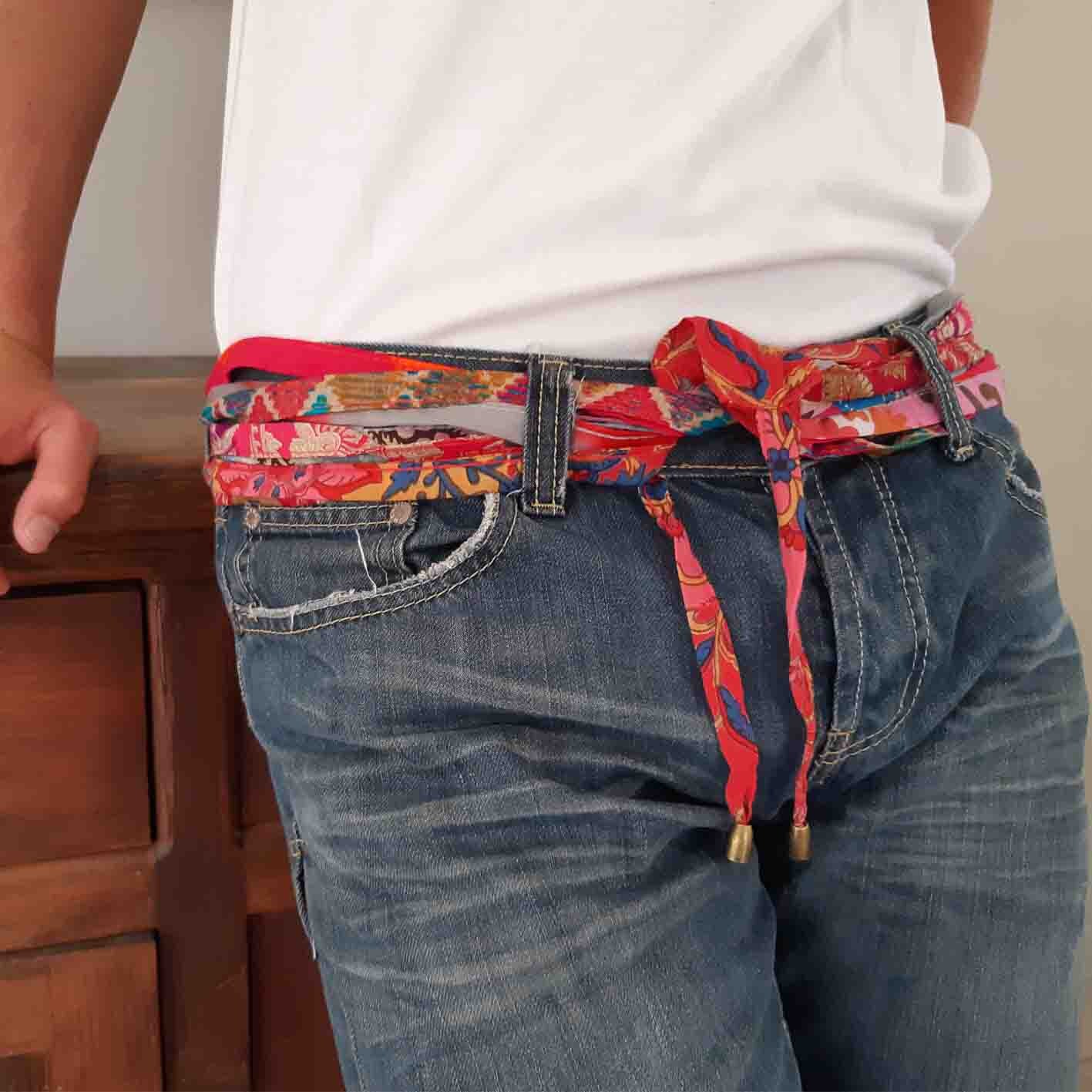 Belts for men Burning man clothing Red belt Festival belt | Etsy