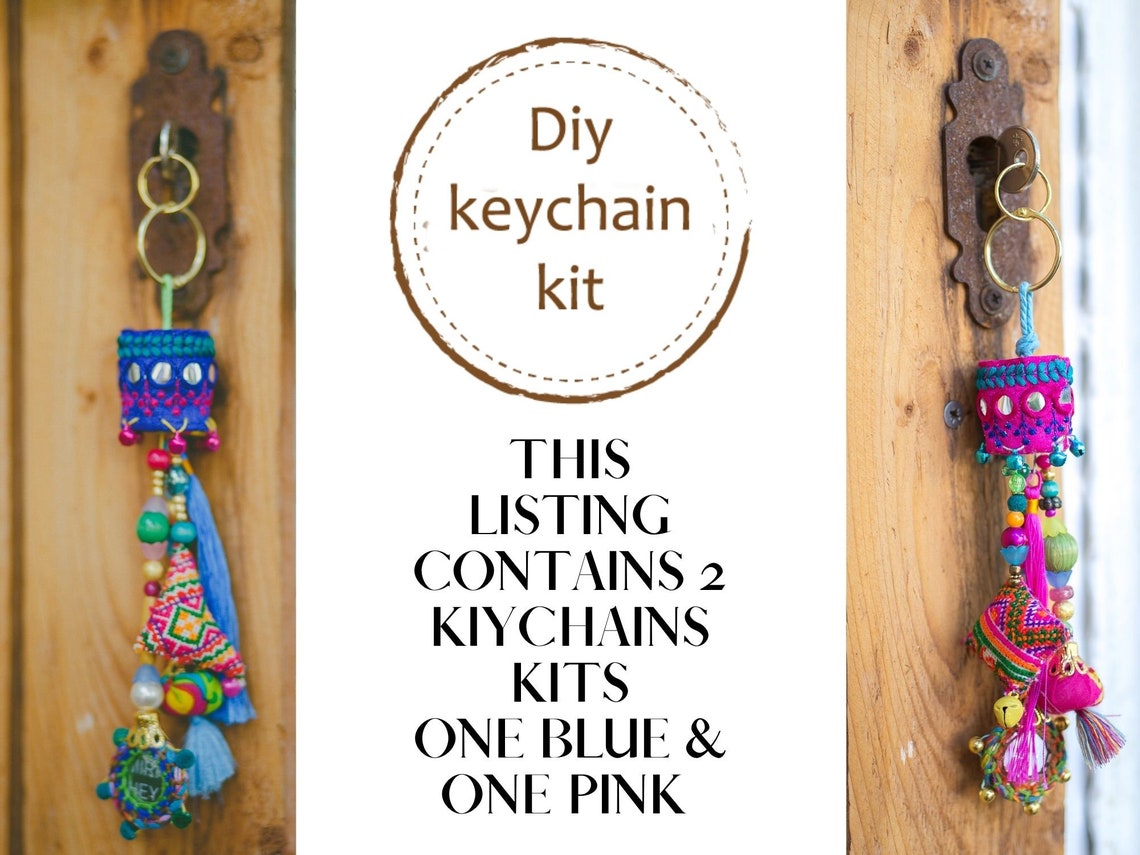 Diy Tasche Zubehör Schlüsselanhänger Quaste Kit Etsy