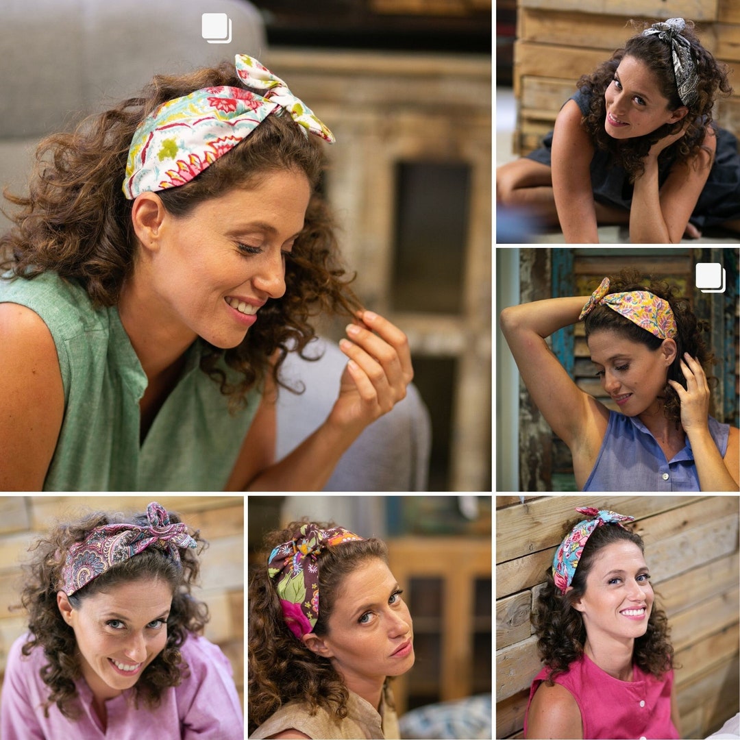 HEADBAND WITH KNOT SWINGING SIXTIES main image 1