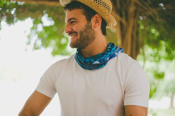 mens cotton neck scarves