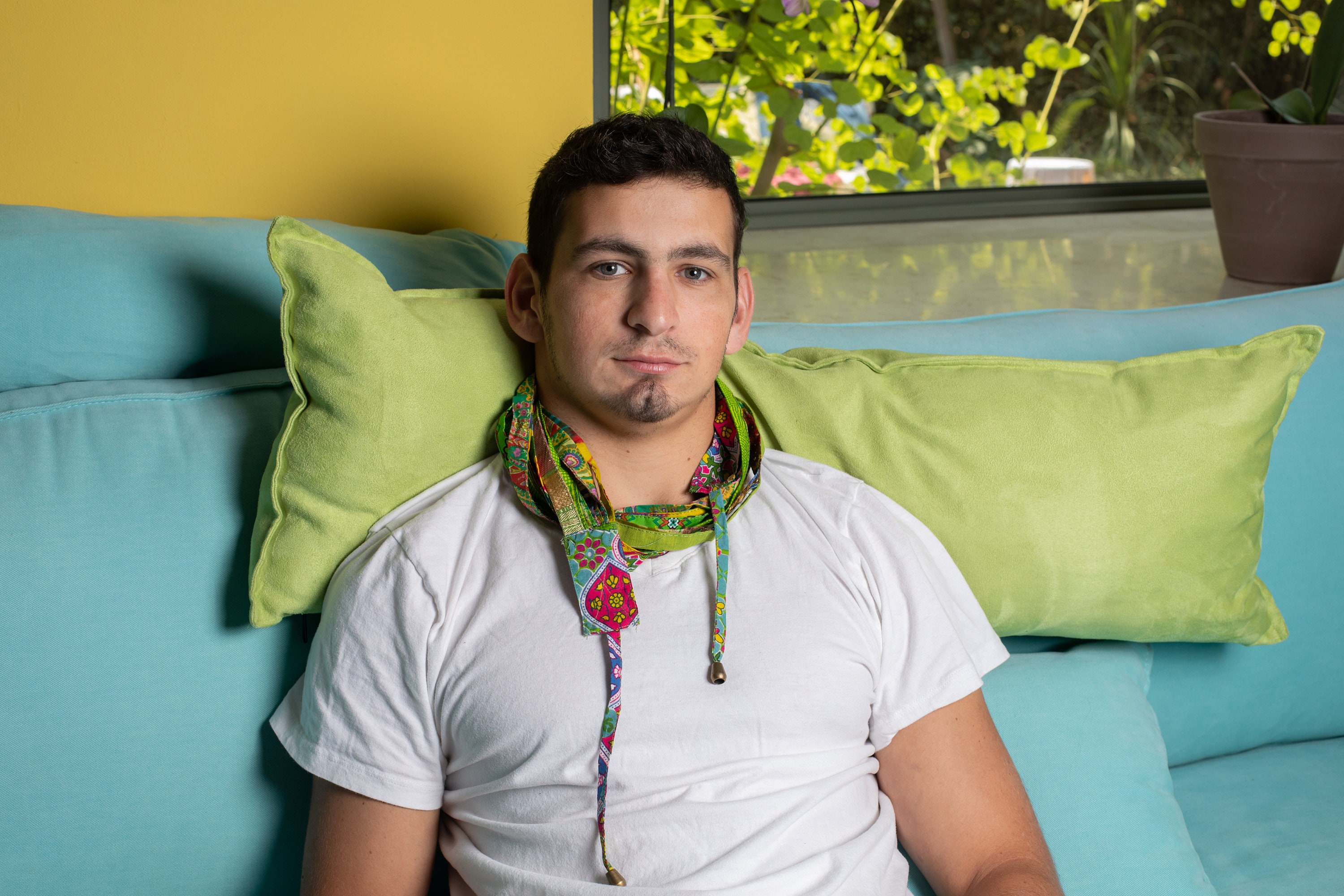 Men's Festival Clothing, Festival Scarf, Men's Neck Scarf, Men's Long ...