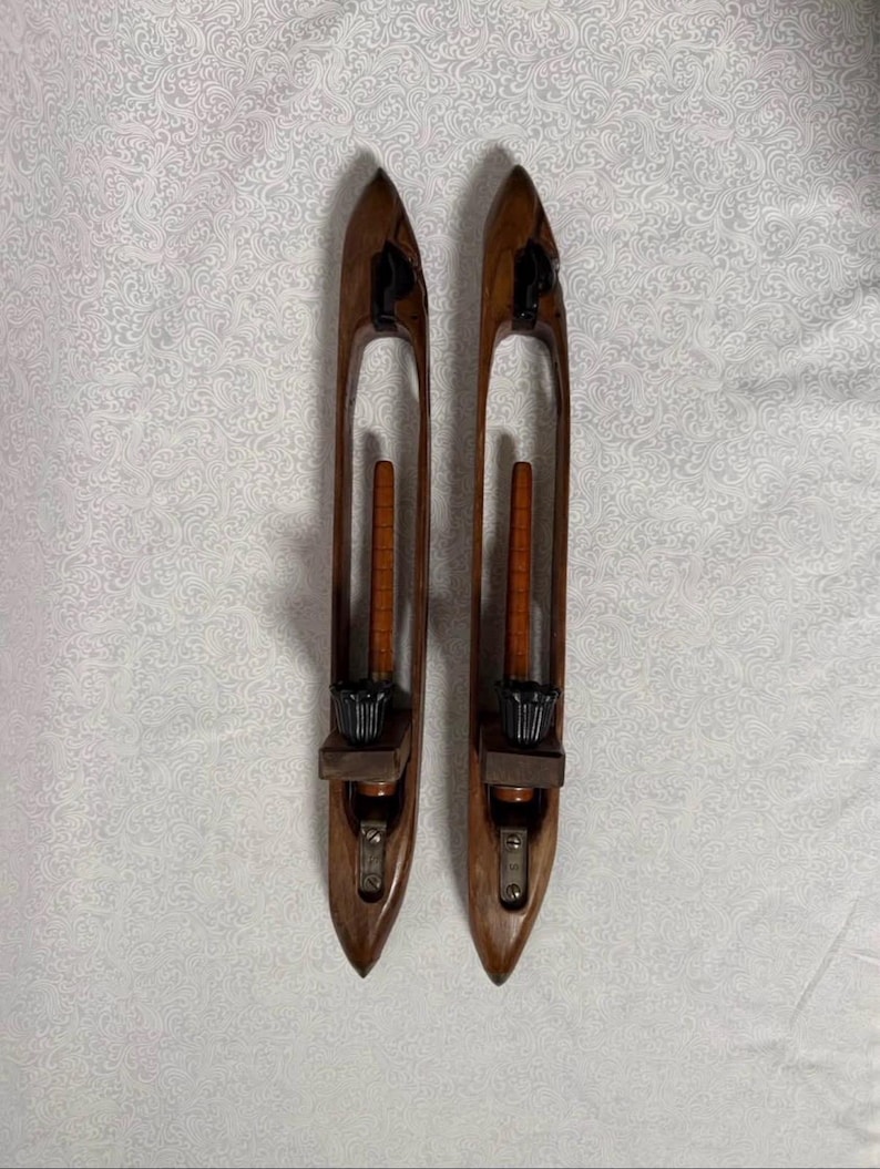 Shuttlecork Base Vintage Weaving Shuttle Candlestick Holders Set - 19.5”x2”wx4”d - Etsy