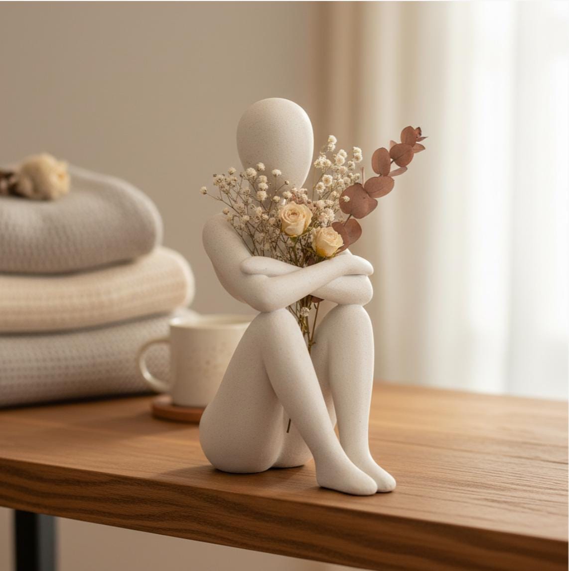 Statue effet marbre décoration salon — Beyit